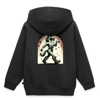 Zombie Einhorn Undead Mystical Creature - Kinder Premium Organic Hoodie - Schwarz - Hinten - AI Model Kid Male (0cm)