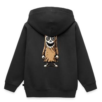 Gespenstische Party Lustiges Halloween Streetwear - Kinder Premium Organic Hoodie - Schwarz - Hinten - AI Model Kid Male (0cm)