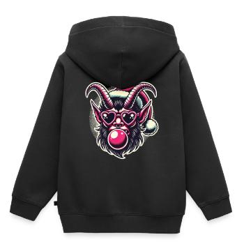 Weihnachten Krampus Lustige Sigma Male Style - Kinder Premium Organic Hoodie - Schwarz - Hinten - AI Model Kid Male (0cm)
