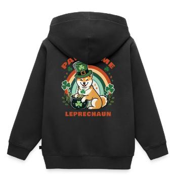 Part-time Leprechaun St. Patrick's Day - Kids Premium Organic Hoodie - black - Back - AI Model Kid Male (0cm)