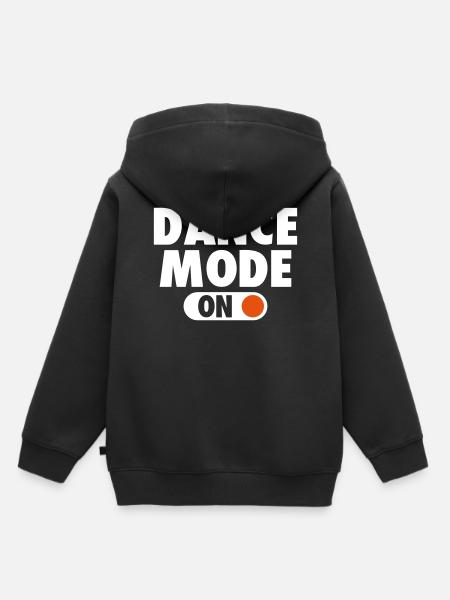 Funny Dance Mode - Kinder Premium Organic Hoodie - Schwarz