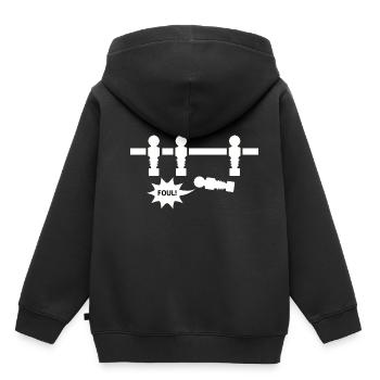 witzige Tischfussball Outfits Krökeln Kickern - Kinder Premium Organic Hoodie - Schwarz - Hinten - AI Model Kid Male (0cm)