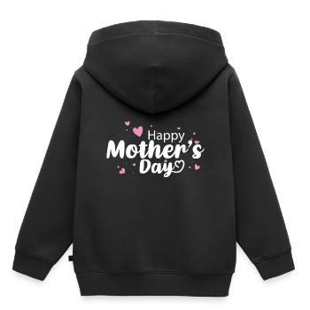 Mother's Day - Muttertag, Muttertagsgeschenk - Kinder Premium Organic Hoodie - Schwarz - Hinten - AI Model Kid Male (0cm)