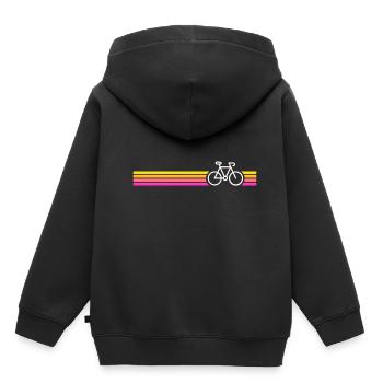 Rennrad Geschenk Rennradfahrer Shirt Radrennen - Kinder Premium Organic Hoodie - Schwarz - Hinten - AI Model Kid Male (0cm)