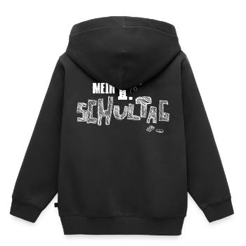 Mein erster Schultag | Einschulung | Schulkind - Kinder Premium Organic Hoodie - Schwarz - Hinten - AI Model Kid Male (0cm)