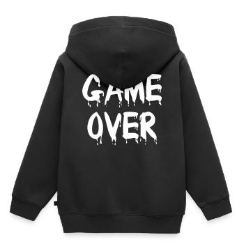 Game Over - Sweat Premium à capuche enfant bio - noir - Dos - AI Model Kid Male (0cm)