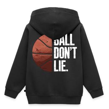 Basketball Truths - Kids Premium Organic Hoodie - black - Back - AI Model Kid Male (0cm)