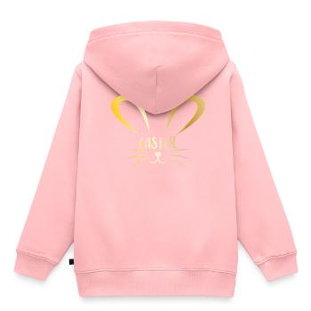 Easter gift idea easter bunny spring - Kids Premium Organic Hoodie - rose - Back - AI Model Kid Female (0cm)