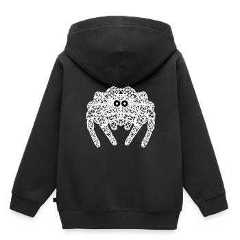 Spider Spider Spiders Animals Horror Halloween - Kids Premium Organic Hoodie - black - Back - AI Model Kid Male (0cm)