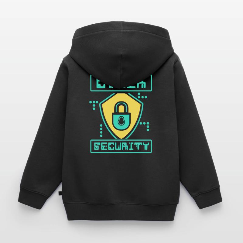 Cybersecurity Hack Hacker IT Security Hacking Kids Premium Organic Hoodie