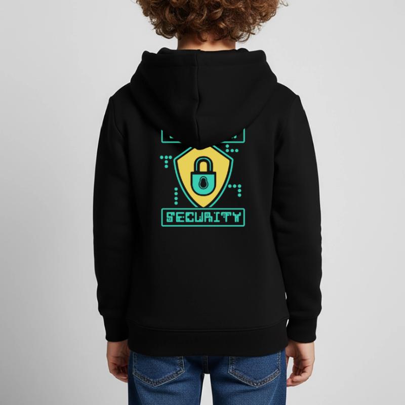 Cybersecurity Hack Hacker IT Security Hacking Kids Premium Organic Hoodie