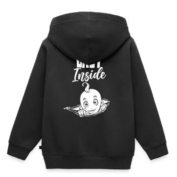 Baby Inside Baby Inside Pregnant Announcement - Kids Premium Organic Hoodie - black - Back - AI Model Kid Male (0cm)