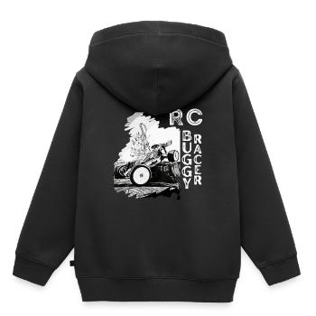 RC Buggy Racer radiographic car hobby - Kids Premium Organic Hoodie - black - Back - AI Model Kid Male (0cm)
