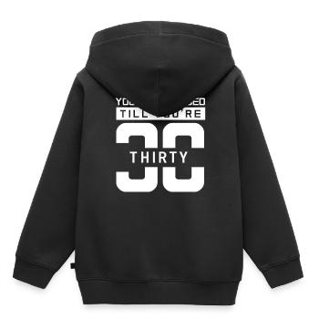 Du Hast Hausarrest Bis Du Dreißig Bist Papa Papi - Kinder Premium Organic Hoodie - Schwarz - Hinten - AI Model Kid Male (0cm)