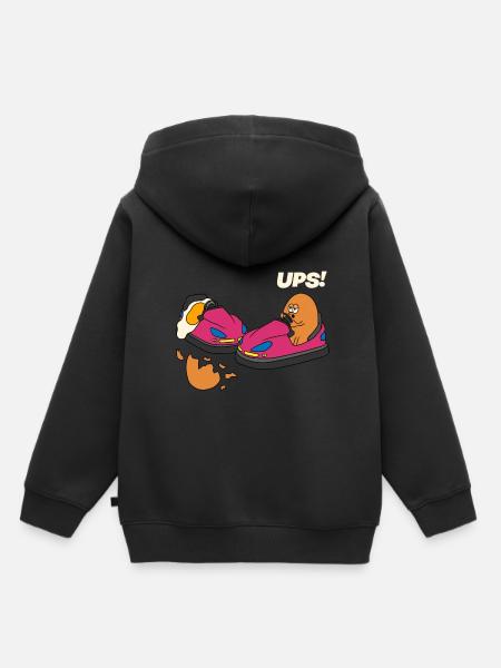Eier reitstoß auto geschenk - Kinder Premium Organic Hoodie - Schwarz