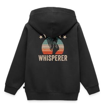 Salary Whisperer HR Hr Human Resources - Kids Premium Organic Hoodie - black - Back - AI Model Kid Male (0cm)