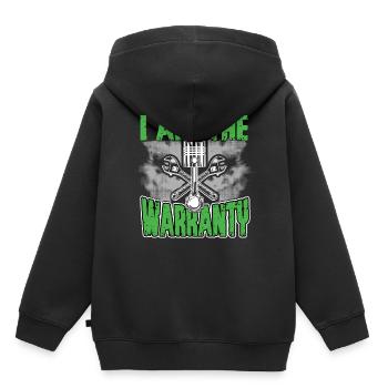 Je suis la profession de mécanicien de garage de garantie - Sweat Premium à capuche enfant bio - noir - Dos - AI Model Kid Male (0cm)