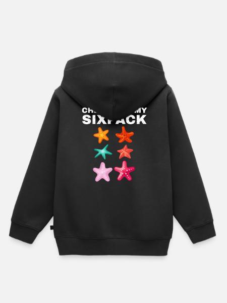Seestern - Kinder Premium Organic Hoodie - Schwarz