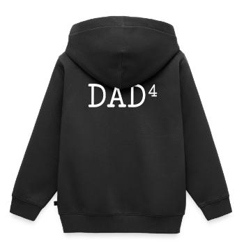 Father Of Four Children Papa Father Day Papi - Kids Premium Organic Hoodie - black - Back - AI Model Kid Male (0cm)