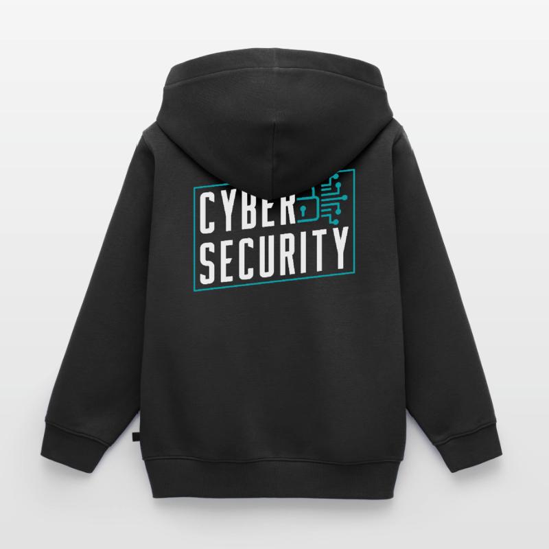 Cybersecurity Hack Hacking Hacker IT Security Kids Premium Organic Hoodie