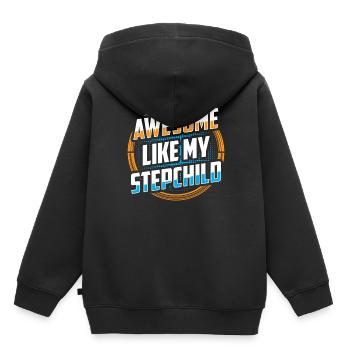 Fantastique comme mon beau-fils beau-père beau-père - Sweat Premium à capuche enfant bio - noir - Dos - AI Model Kid Male (0cm)
