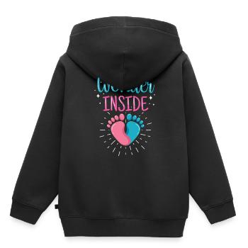 Miracle Inside Pregnant Baby Inside Sweet - Kids Premium Organic Hoodie - black - Back - AI Model Kid Male (0cm)
