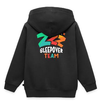 Nuitée Équipe Nuitée Sweet - Sweat Premium à capuche enfant bio - noir - Dos - AI Model Kid Male (0cm)
