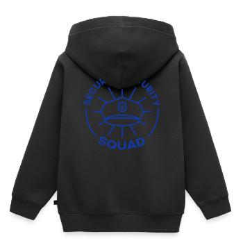 Commande de sécurité Bouncer Sécurité sécurité - Sweat Premium à capuche enfant bio - noir - Dos - AI Model Kid Male (0cm)