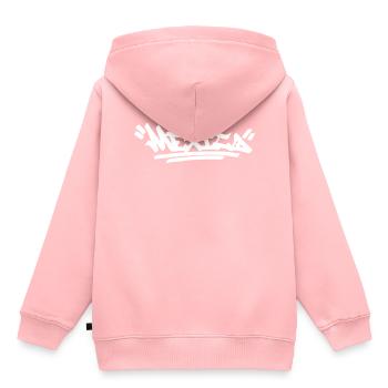 Mexiko -Stadt Graffiti Street Art HandStyle Mexika - Kinder Premium Organic Hoodie - Rosa - Hinten - AI Model Kid Female (0cm)