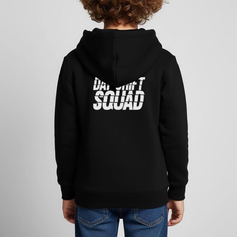 Day Shift Team Shift Work Shift Work Kids Premium Organic Hoodie