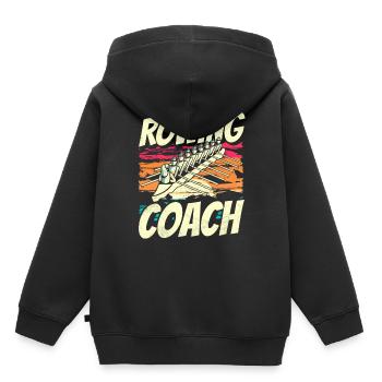 Rowing trainer Rowing Rowing Rowing Rowing Boat - Kids Premium Organic Hoodie - black - Back - AI Model Kid Male (0cm)
