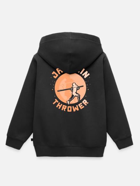 Speerwerfer Speerwurf Speerwerfen Speer - Kinder Premium Organic Hoodie - Schwarz