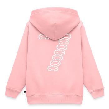 Gambler Gamer Gaming Dicton amusant - Sweat Premium à capuche enfant bio - rose - Dos - AI Model Kid Female (0cm)