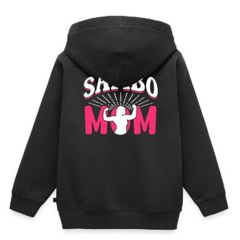 Sambo Mère Entraînement Arts Martiaux Arts Martiaux Arts Martiaux - Sweat Premium à capuche enfant bio - noir - Dos - AI Model Kid Male (0cm)