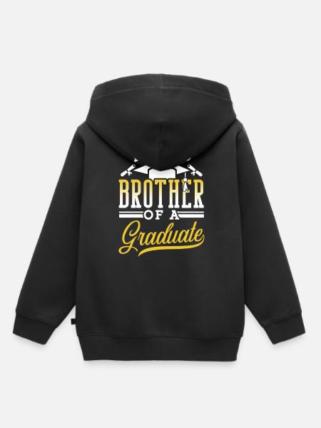 Stolzer Bruder Eines Absolventen Absolvent - Kinder Premium Organic Hoodie - Schwarz