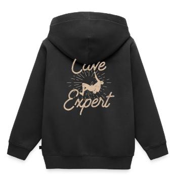 Höhlenforscher Höhle Caving Cave Höhlenwandern - Kinder Premium Organic Hoodie - Schwarz - Hinten - AI Model Kid Male (0cm)