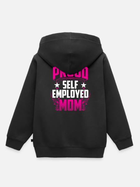 Stolze Selbständige Mutter Selbstständig - Kinder Premium Organic Hoodie - Schwarz