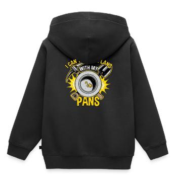 Prospecteurs d’or Mineurs d’or Chercheurs d’or - Sweat Premium à capuche enfant bio - noir - Dos - AI Model Kid Male (0cm)