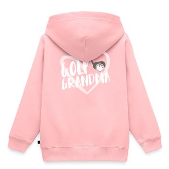 Golf Spieler Spruch Geschenkidee - Kinder Premium Organic Hoodie - Rosa - Hinten - AI Model Kid Female (0cm)