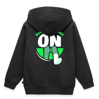 Erholung Modus Ein Überlebender Patient Erholen - Kinder Premium Organic Hoodie - Schwarz - Hinten - AI Model Kid Male (0cm)