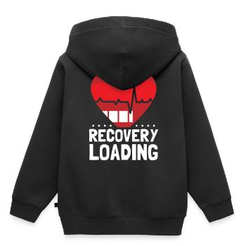 Erholung Laden Erholen Überlebender Patient - Kinder Premium Organic Hoodie - Schwarz - Hinten - AI Model Kid Male (0cm)