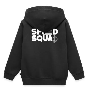 Équipe d’éducation de l’enfance en difficulté Profession Enseignant en éducation de l’enfance en difficulté - Sweat Premium à capuche enfant bio - noir - Dos - AI Model Kid Male (0cm)