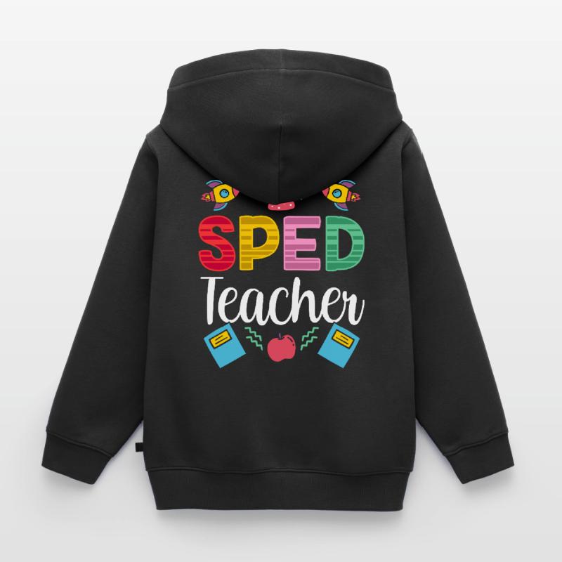 Enseignante en éducation de l’enfance en difficulté Profession de l’éducation de l’enfance en difficulté Sweat Premium à capuche enfant bio