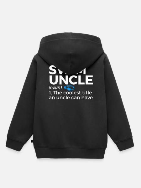 Schwimmer Schwimmen Spruch - Kinder Premium Organic Hoodie - Schwarz