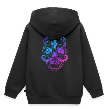 Cinco De Mayo Stylized Sugar Skull Day Of The Dead - Kinder Premium Organic Hoodie - Schwarz - Hinten - AI Model Kid Male (0cm)