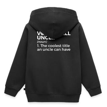 Volleyball Player Gift - Kids Premium Organic Hoodie - black - Back - AI Model Kid Male (0cm)