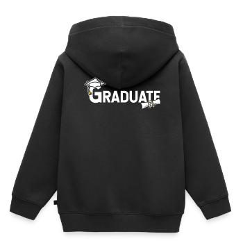 Célébration de remise des diplômes des diplômés - Sweat Premium à capuche enfant bio - noir - Dos - AI Model Kid Male (0cm)