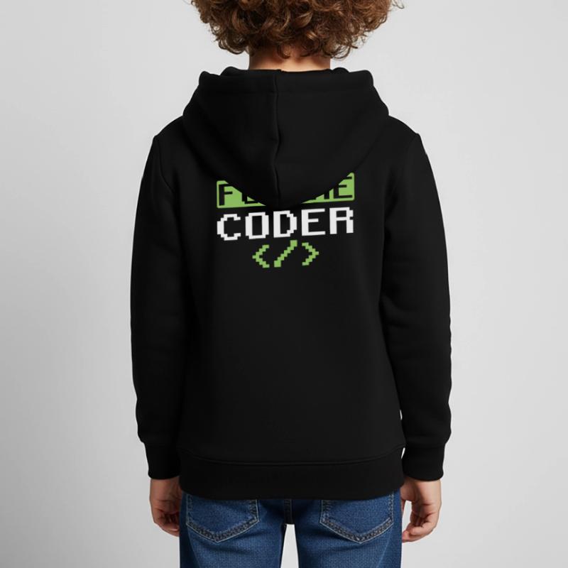 Future Coder Coding Programmer Code Kids Premium Organic Hoodie