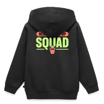Beach Clean Up Squad Beach Cleaning - Kids Premium Organic Hoodie - black - Back - AI Model Kid Male (0cm)