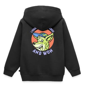 I fought with a kangaroo and won kangaroos - Kids Premium Organic Hoodie - black - Back - AI Model Kid Male (0cm)
